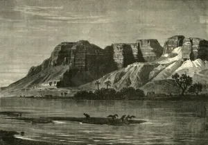 Edmund Ollier Artwork Prints: View on the Nile, 1890. Creator: Unknown