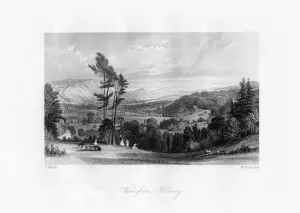 A view from Norbury, Surrey, 19th century.Artist: William Radclyffe A view from Norbury, Surrey, 19th century.Artist: William Radclyffe