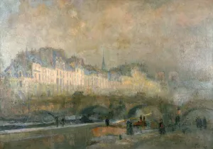 View of the Pont Neuf and the Ile de la Cite, Paris, late 19th/early 20th century View of the Pont Neuf and the Ile de la Cite, Paris, late 19th/early 20th century