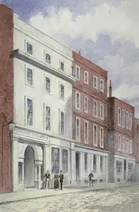 Old England Street Scenes Prints: View of the Prerogative Will Office, Doctors Commons, City of London, 1840. Artist
