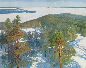 Prints of View from Pyynikki Ridge, 1900 Related Prints: View from Pyynikki Ridge, 1900 Print by Helmi Biese