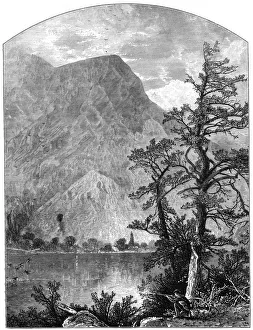View of a spur of the Blue Mountains, Delaware Water Gap, New Jersey, USA, 1877 View of a spur of the Blue Mountains, Delaware Water Gap, New Jersey, USA, 1877