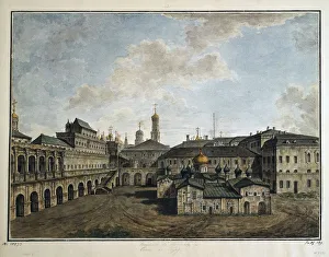 View of the Terem Palace in Moscow, 1800-1810 View of the Terem Palace in Moscow, 1800-1810