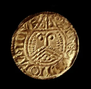 Viking coin minted in Ireland, 11th century. Artist: Numismatic, West European Coins Viking coin minted in Ireland, 11th century. Artist: Numismatic, West European Coins