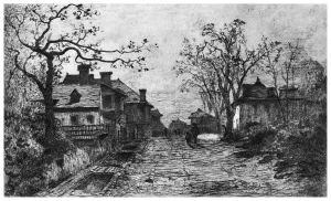 Village of Artemare, c1820-1890 (1924). Artist: Adolphe Appian Village of Artemare, c1820-1890 (1924). Artist: Adolphe Appian