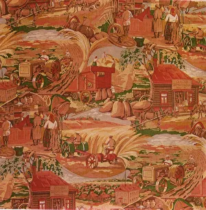 Print of Village Scene