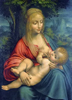 The Virgin and Child, c1511. Artist: Leonardo da Vinci The Virgin and Child, c1511. Artist: Leonardo da Vinci