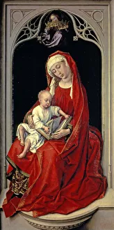 The Virgin and the Child, also known as Madonna in red and Madonna Duran, by The Virgin and the Child, also known as Madonna in red and Madonna Duran, by