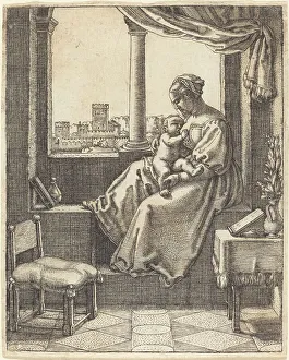 German Heritage Art Gallery Prints: Virgin at the Window. Creator: Barthel Beham