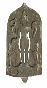 Indian Deity Statue Prints: Vishnu, 1100s. Creator: Unknown