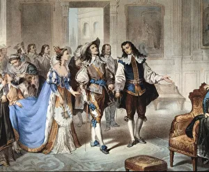 Visit to El Escorial by painter Murillo by Bartolome Murillo (1617-1682) Visit to El Escorial by painter Murillo by Bartolome Murillo (1617-1682)