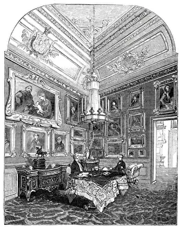Visit of the King of the French to Queen Victoria - The King's Closet, Windsor Castle Visit of the King of the French to Queen Victoria - The King's Closet, Windsor Castle