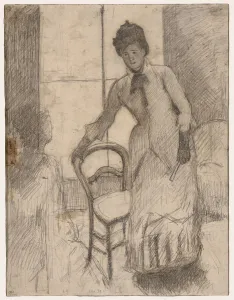 Mary Cassatt's Etching Study, c. 1881 Print
