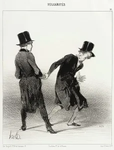 Satirical Artwork France Prints: Vous mon ami! comment vous savez... 1842. Creator: Honore Daumier