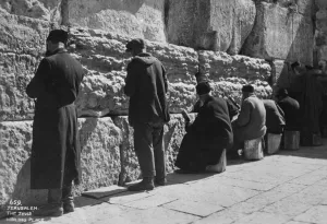 Western Wall Israel Prints: The Wailing Wall, Jerusalem, c1920s-c1930s(?)