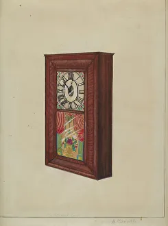 Albert Camilli Wall Clock Print, c. 1936