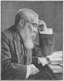 Victorian Author Prints: Walter Besant, c1901