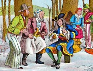 Peter Pan Illustrations Prints: A warm seat, c1905