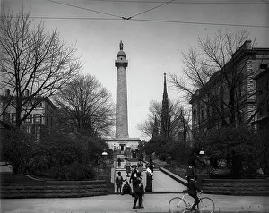 George Washington Memorial Prints: Washington Monument, Baltimore, c1902. Creator: William H. Jackson
