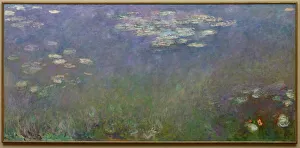 Prints of Water Lilies (Agapanthus), c. 1915-26. Monet spent the last thirty years of his life painting the lily pond at his home in Giverny, a small town on the river Seine, just north of Paris Cleveland Prints: Monet's Water Lilies Print, c. 1915-26