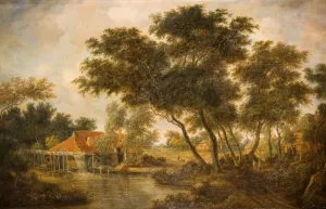 Rural Life Scene Prints: The Watermill. Creator: Unknown