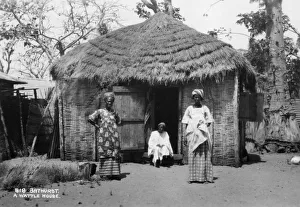A wattle house, Bathurst, Gambia, 20th century A wattle house, Bathurst, Gambia, 20th century
