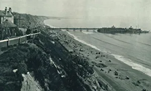 Black And White Seaside Photos Prints: The West Cliff, c1910