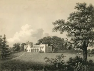 Black And White Engravings UK Prints: West Grinstead Park, 1835. Creator: Unknown