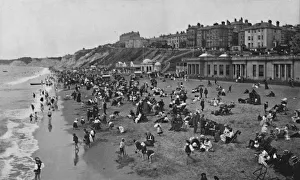 Bournemouth Beach Prints: The West Sands, c1910