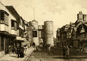 Westgate, Canterbury, 1898. Creator: Unknown Westgate, Canterbury, 1898. Creator: Unknown