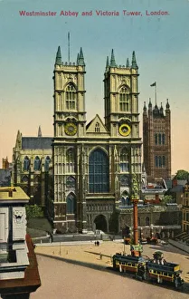 Westminster Abbey and Victoria Tower, London, c1930 Westminster Abbey and Victoria Tower, London, c1930