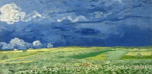 Vincent Van Gogh Artwork Prints: Wheatfield under thunderclouds, 1890. Artist: Gogh, Vincent, van (1853-1890)