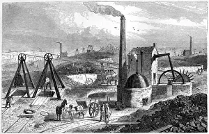 Whimsey, or engine drawing coal in the Staffordshire collieries, 1886 Whimsey, or engine drawing coal in the Staffordshire collieries, 1886