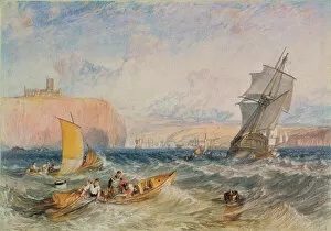 Images Dated 4th August 2005: Whitby, 1824. Artist: JMW Turner