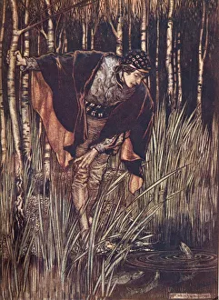 Brothers Grimm Fairy Tales Prints: The White Snake, 1909