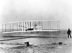 Wilbur and Orville Wright and the first powered flight, North Carolina, December 17 1903 Wilbur and Orville Wright and the first powered flight, North Carolina, December 17 1903