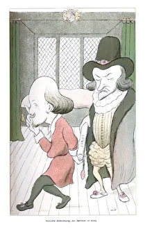 Print of William Shakespeares working method, 1904
