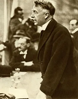 William Thomas Cosgrave Making a Speech, Dublin Print 1922