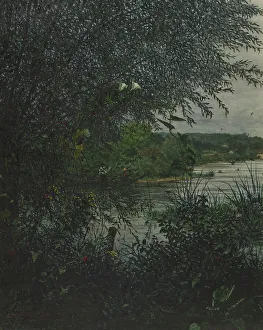 Willow Tree and Convolvulus Print, 1865