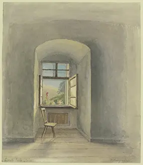 Triffenstein Castle Window Print