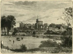 Windsor Castle Architecture Prints: Windsor, from the Brocas, 1898. Creator: Unknown