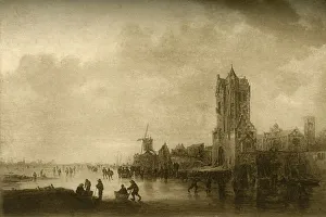 Winter on the Ice, 1645 Print