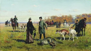 Russian State Library Images Prints: Wolf Bound, 1891