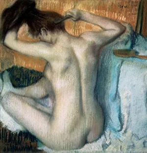 Woman Combing Her Hair, 1886. Artist: Edgar Degas Woman Combing Her Hair, 1886. Artist: Edgar Degas