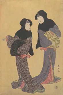 Two Women Conversing, late 18th century. Creator: Katsukawa Shun'ei Two Women Conversing, late 18th century. Creator: Katsukawa Shun'ei