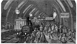 The Workmens Train, 1872 The Workmens Train, 1872
