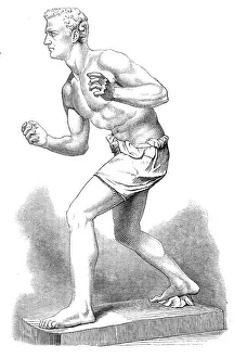 British Sculpture Prints: The Wrestler, by E. B. Stephens, A.R.A. 1872. Creator: Unknown