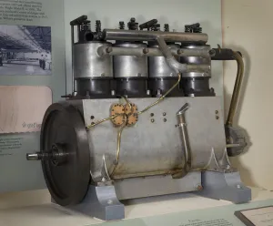 US Aviation History Prints: Wright Vertical 4, In-line 4 Engine, 1906. Creator: Wright Company