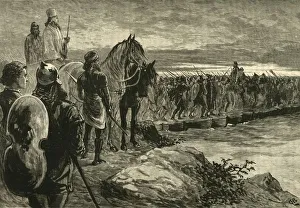 Xerxes Crossing The Hellespont, 1890 Print