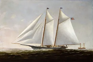 The Yacht America, 1877. Creator: Charles S. Raleigh The Yacht America, 1877. Creator: Charles S. Raleigh
